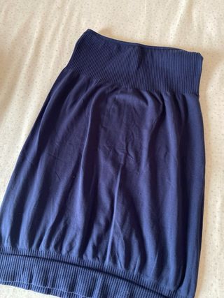 Camiseta sin tirantes azul