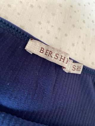 Camiseta sin tirantes azul