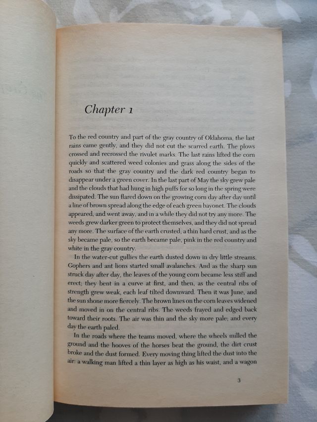 The Grapes of Wrath. Steinbeck. Libro en inglés.