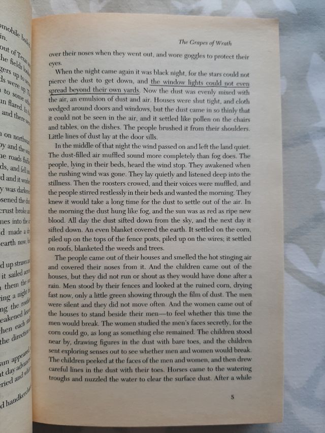 The Grapes of Wrath. Steinbeck. Libro en inglés.