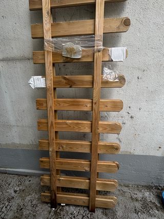 Valla de madera para jardín