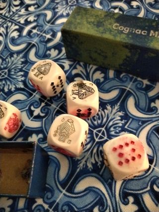 Dadi da poker Cognac Martell