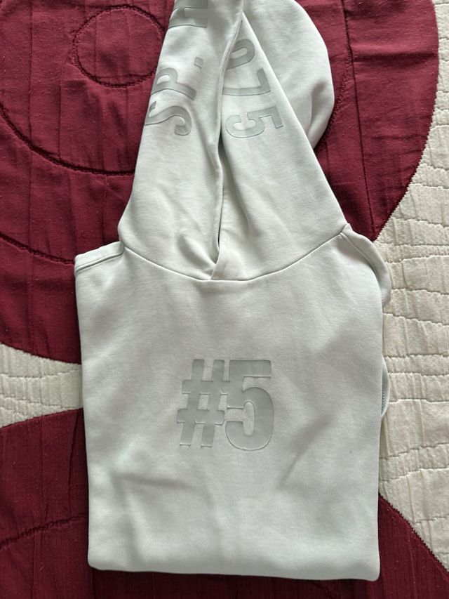 Sudadera Zara Gris con #5