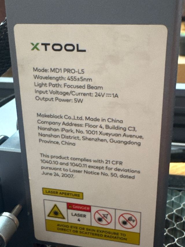 Máquina Láser XTool D1