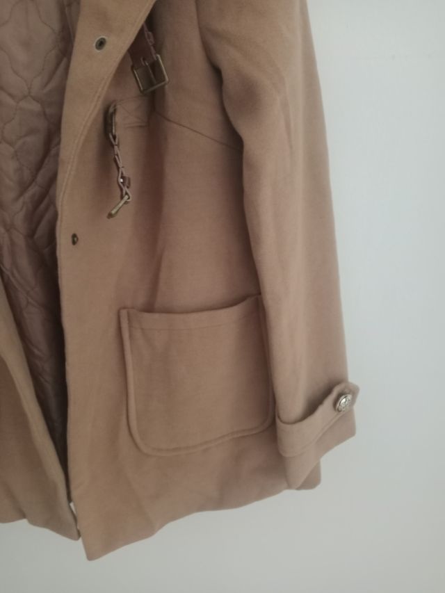 Abrigo Camel con Capucha TOXIK Talla S