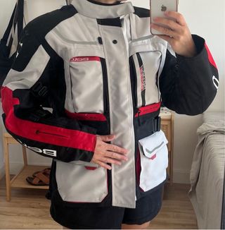 Chaqueta Moto Mujer + Protección espalda