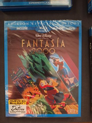 Blu-ray Fantasía 2000 Combo. Precintado