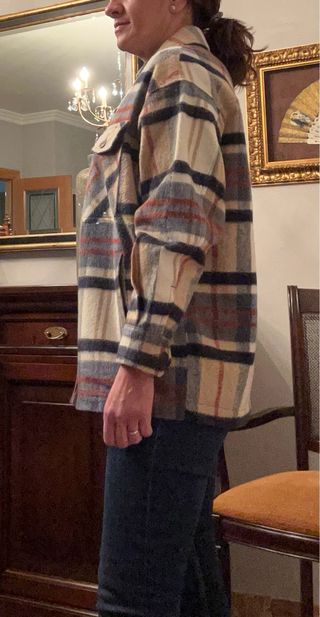 Sobrecamisa Zara cuadros