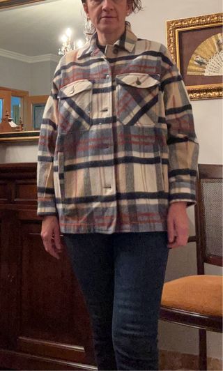 Sobrecamisa Zara cuadros