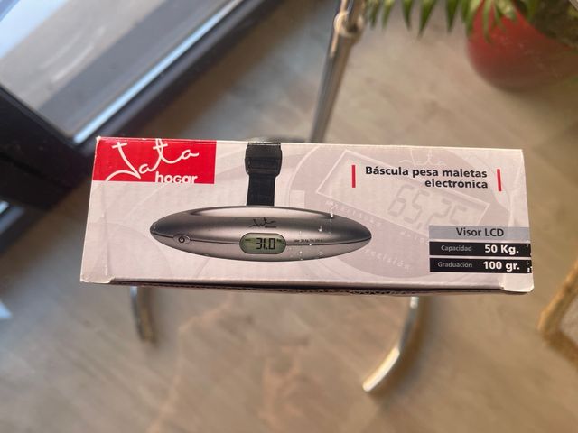 Báscula Jata Pesa Maletas Electrónica 50 Kg