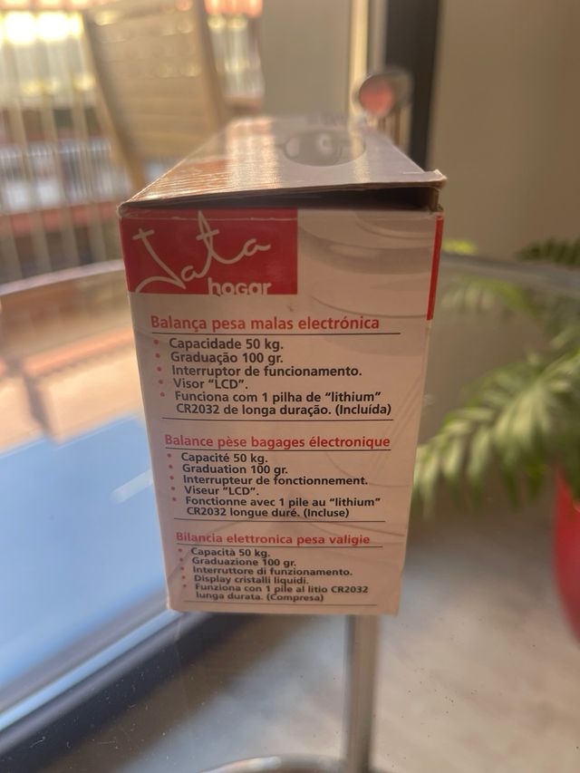 Báscula Jata Pesa Maletas Electrónica 50 Kg