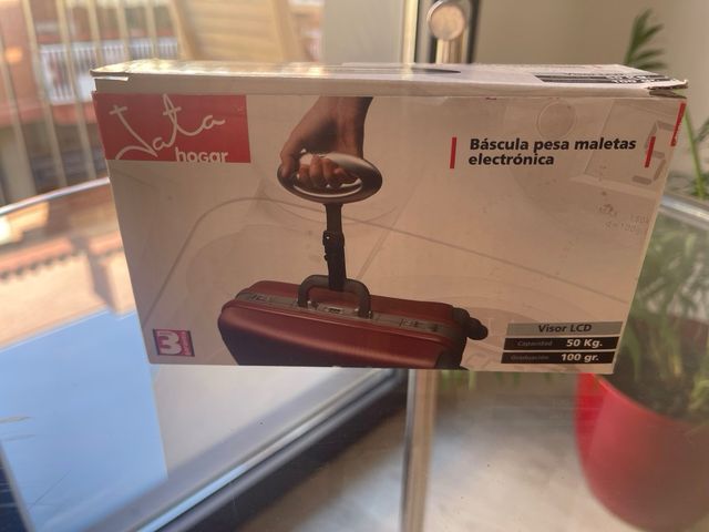 Báscula Jata Pesa Maletas Electrónica 50 Kg