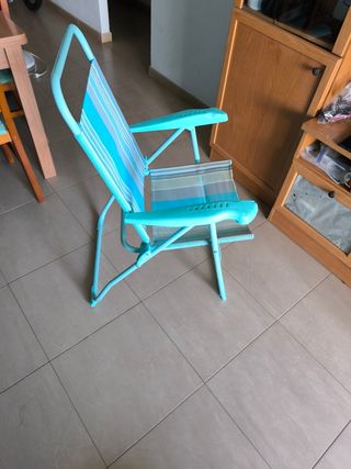 SILLA DE PLAYA PLEGABLE "EL CORTE INGLES"