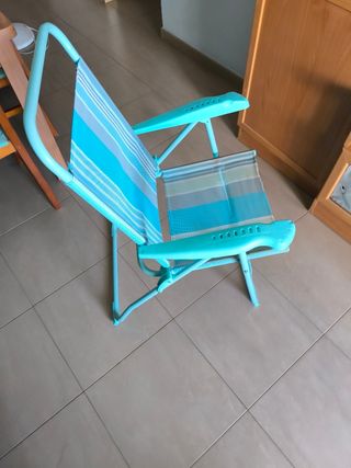 SILLA DE PLAYA PLEGABLE "EL CORTE INGLES"