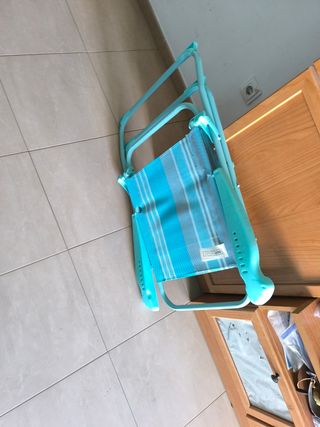 SILLA DE PLAYA PLEGABLE "EL CORTE INGLES"
