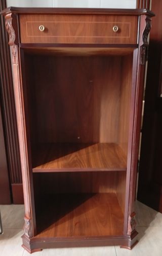 Mueble madera roble equipo música
