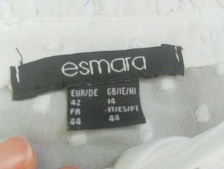 Blusa blanca manga corta