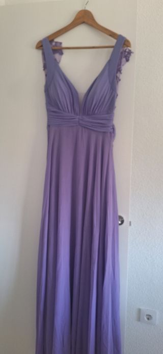 Vestido de fiesta morado