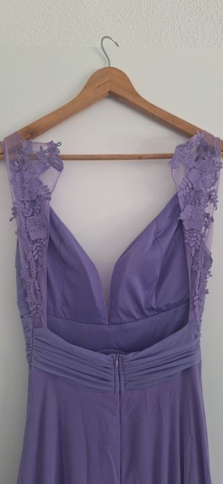 Vestido de fiesta morado