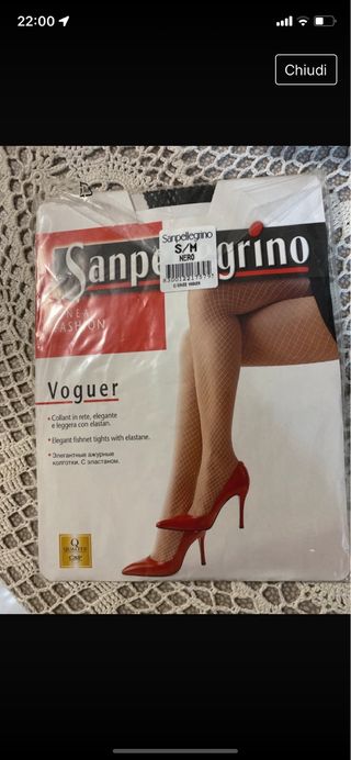 blocco calze collant e autoreggenti a rete