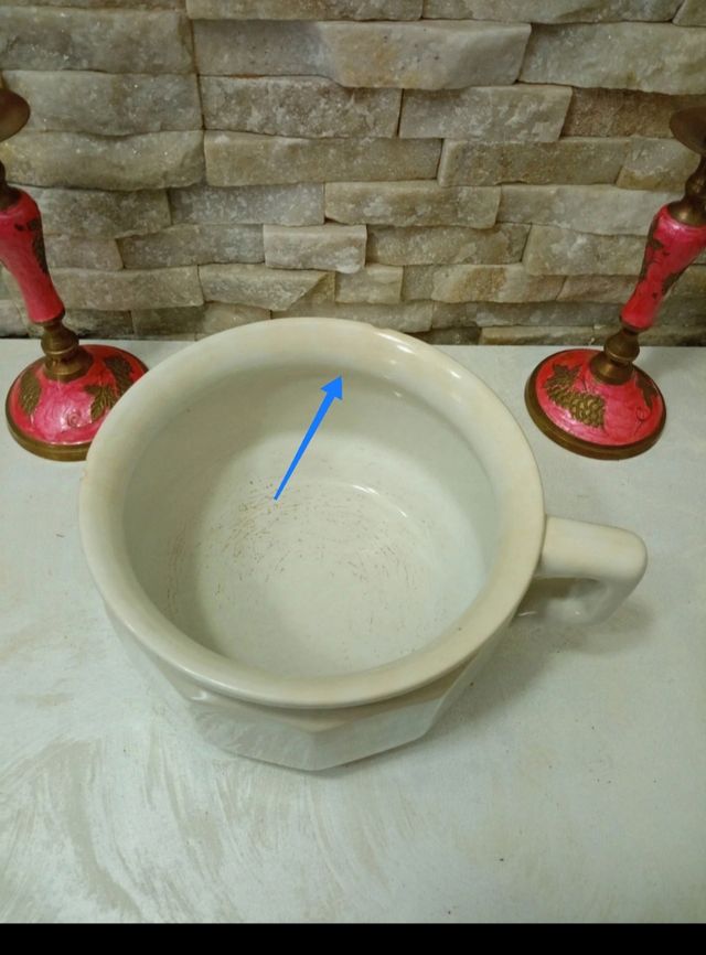 Vaso da notte in porcellana