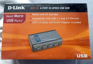 Hub USB D-Link DUB-H4 4 Puertos