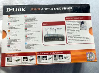 Hub USB D-Link DUB-H4 4 Puertos