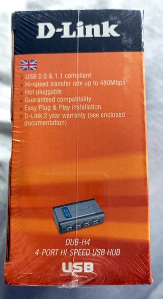 Hub USB D-Link DUB-H4 4 Puertos