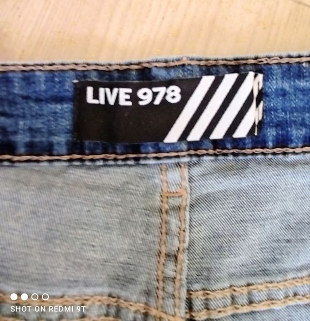 Jeans corti con stampa