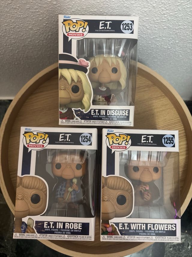 3 Funko Pop E.T. El Extraterrestre