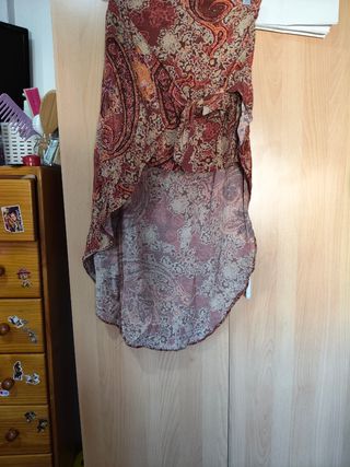 Falda estampada estilo pañuelo