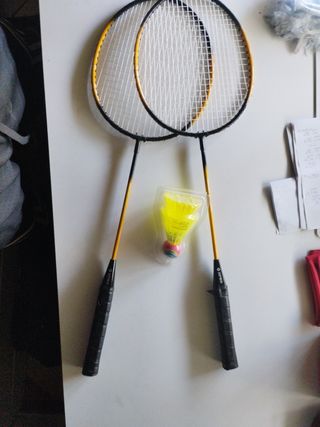 Raquetas de bádminton con volantes