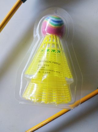 Raquetas de bádminton con volantes