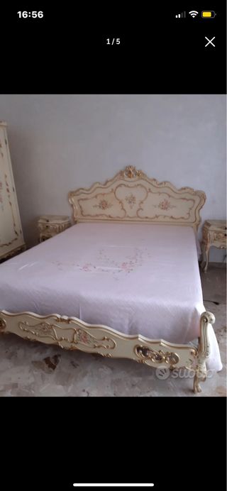 Letto Veneziano Oro e Beige