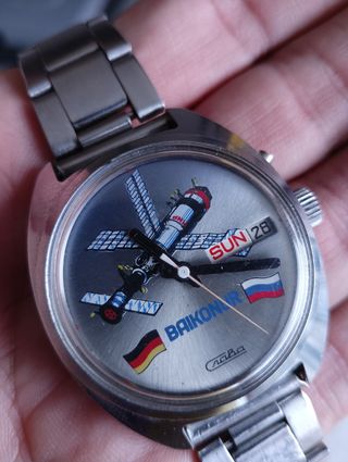 Slava Baikonur USRR Automatic Vintage Watch