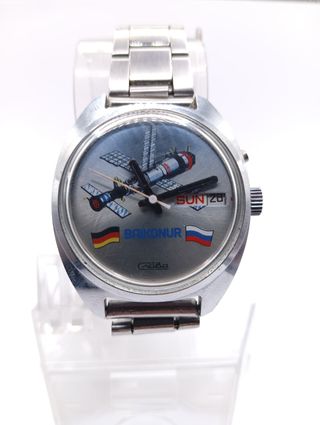 Slava Baikonur USRR Automatic Vintage Watch