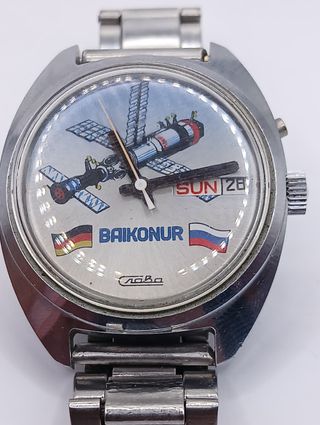 Slava Baikonur USRR Automatic Vintage Watch