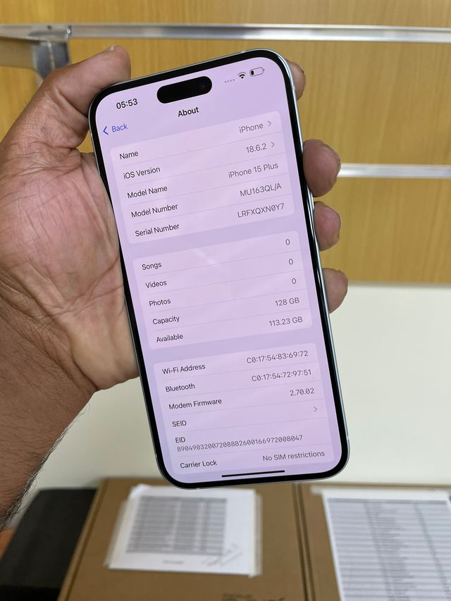 Iphone 15 plus - Negro 108679 128gb