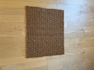 Felpudo de yute marrón 50x30