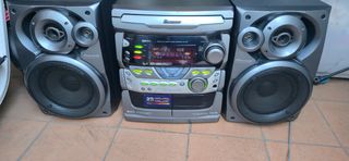 Mini cadena Pioneer CD, Cassette, Radio