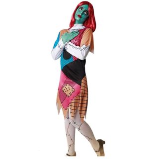 Disfraz Muñeca Sally Pesadilla Vestido Talla S/M
