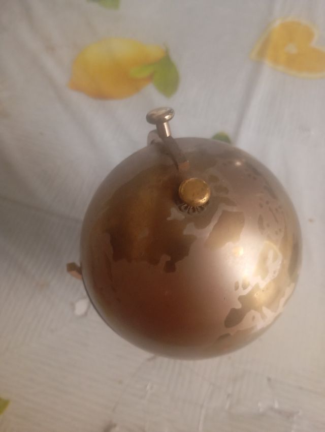 Porta sigarette vintage da tavolo in ottone