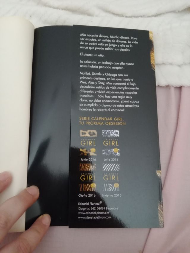 Calendar Girl 1: Enero, febrero, marzo