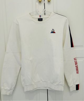 Sudadera Le Coq Sportif Blanca