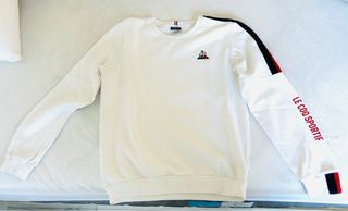Sudadera Le Coq Sportif Blanca