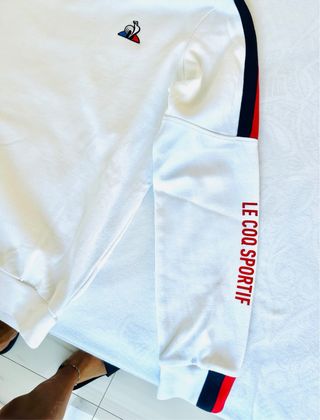 Sudadera Le Coq Sportif Blanca