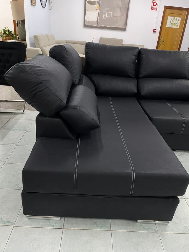 Liquidación Sofá Cama Negro Nuevo