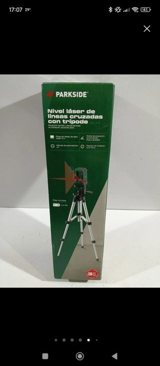 A estrenar Nivel Láser Parkside con Trípode