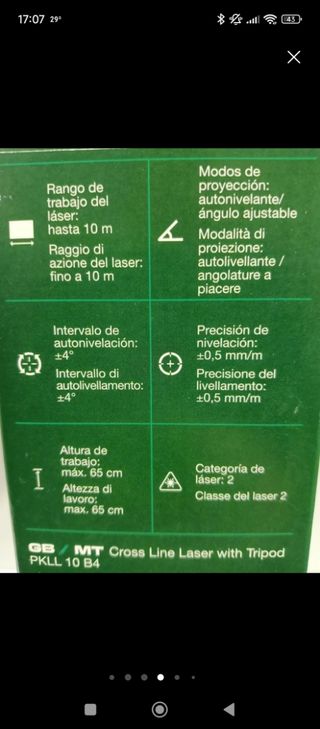 A estrenar Nivel Láser Parkside con Trípode