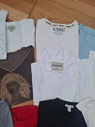Lote camisetas chica. Talla M/L